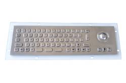 China Water resistant PS2 , USB  Industrial Keyboard With Trackball numberic keypad and Fn keys supplier