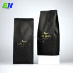 Gold foil Black Kraft Coffee Bags Coffee Bags Wholesale Coffee Valve Bag for sale
