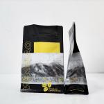 250g Coffee Powder Food Packaging Pouch Flat Bottom With Zipper Lock for sale