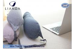 China U Shaped Therapeutica Sleeping Pillow / Soft Memory Foam Neck Pillow OEM Service supplier