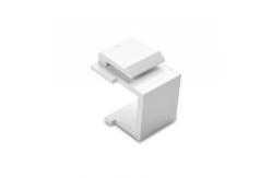 China Blank Rj45 Keystone Jack Inserts for Wallplate / Patch Panel  White supplier
