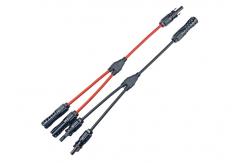 China Dust Proof 35cm Wire 1500V 30A MFF FMM Y Branch Connector supplier