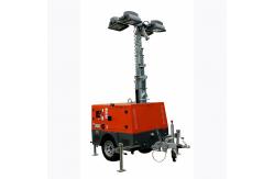 China Mining Diesel Light Tower Adjustable With 4 Stable Legs Vertical Retractable Mast supplier