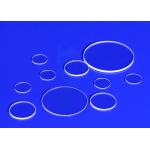 Double Convex Transparent Round Quartz Glass Plate For Metallurgy for sale