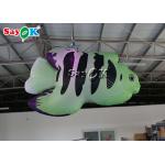 Festive Commercial 2m Inflatable Decoration Tropical Fish With LED