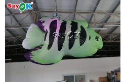 China Festive Commercial 2m Inflatable Decoration Tropical Fish With LED supplier
