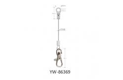 China 7x7 IWRC Wire Rope Sling With D Ring Swivel Loop Eye Snap YW86369 supplier