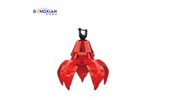 China Hydraulic Mini Excavator Rotating Grapple / Metal Scrap Grapple supplier