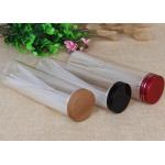 450ml Mini Long Clear Pet Jars Transparent Plastic Tube Packaging for sale