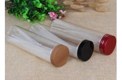China 450ml Mini Long Clear Pet Jars Transparent Plastic Tube Packaging supplier