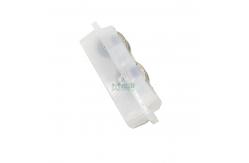 China Modern Design Double Flat Brass Wheel Sliding Window Roller supplier