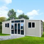 Customized Expandable Container House 2 Bedrooms Prefabricated Modular House for sale