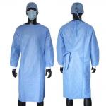 SMS Blue Disposable Medical Surgical Gown for sale