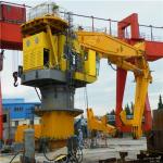 25t 20m Marine Davits And Cranes Customized Knuckle Boom Series for sale