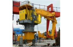 China 25t 20m Marine Davits And Cranes Customized Knuckle Boom Series supplier