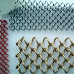 Diamond Chain Link Aluminum 2.0mm Decorative Wire Mesh for sale