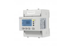 China Rail Mounted  85-265V Solar DC Power Meter Supports Modbus-RTU Protocol supplier