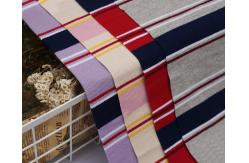 China Healthy Environmentally Friendly And Breathable Striped Knit Fabric For T-Shirt supplier