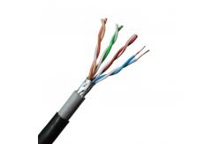 China Double Sheath CAT5E Ethernet Cable Waterproof Copper FTP 4 Pair 8 Pair supplier