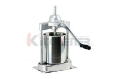 China Stainless Steel Homemade Manual Sausage Stuffer Filler With Front Locking Cylinder supplier