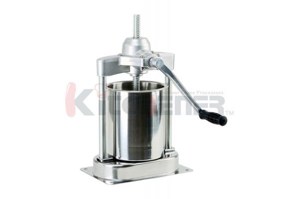 Stainless Steel Homemade Manual Sausage Stuffer Filler With Front Locking Cylinder