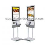 Touch Screen Self Service 300cd 32 Inch Floor Digital Signage for sale