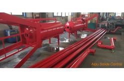China Diameter 600mm Workover Mud Gas Separator 360m3/H With 5 Inlet supplier