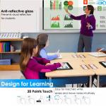 Integrated 55 Inch LCD Panel Digital Interactive Board For Classroom