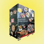 Heated Device 50 Boxes Lunch Box Fast Food Automatic Locker Pizza Vending Machine For Sale for sale
