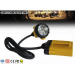 GL12-A IP68 490g Weight 3W 25000Lux 10.4Ah Rechargeable LED Headlamp for sale