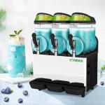 3 Tanks  Commercial Slush Puppie Machine , 30L  Frozen Fruit Smoothie Maker for sale