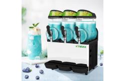 China 3 Tanks  Commercial Slush Puppie Machine , 30L  Frozen Fruit Smoothie Maker supplier