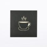 Coffee Cup 3D Pop Up Greeting Card With White Envelope 148×210mm Size ODM for sale