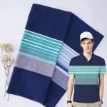 21S Breathable Health And Safety And Unique  Striped Knit Fabric For Polo Shirt for sale