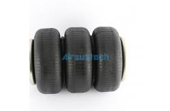 China 3B20F-2P03 Triple Convoluted Air Suspension Springs Industrial 1/2NPT Air Inlet supplier