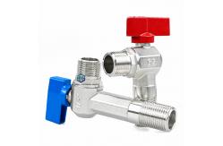 China 3 Inch 4 Inch Water Heater Angle Valve Brass Material Ball Structure supplier