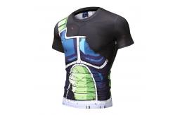 China 93.2% Polyester Custom Anime T Shirts Saiyan Bardock Cosplay For Adult supplier