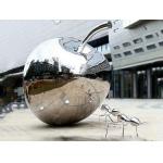 500CM Mirror Stainless Steel Sculpture Small Showcase Decorative Artifact for sale