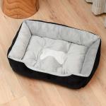Custom Dual Purpose Rectangle Calming Dog Bed Breathable Washable Dog Mattress for sale