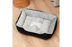 China Custom Dual Purpose Rectangle Calming Dog Bed Breathable Washable Dog Mattress supplier