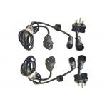Street LED 3 Pin 1000mm Waterproof Power Cord for sale