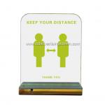 High Brightness Table Stand 28 * 22cm Led Shine Board for sale