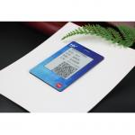 Rechargeable 1.0mm NFC OTP Smart Card For Smart Phone Card Reader for sale
