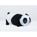 30CM White / Black Plush Toy Pillow Embrodiery Technic Eco Friendly