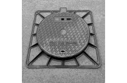 China EN124 Standard Ductile Iron Mahole Cover And Frame 850*850 Mm In Stock supplier