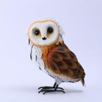 ODM Sturdy Outdoor Metal Owl Decoration Durable Metal Art Garden Ornaments for sale