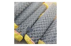 China 75mm Chain Link Mesh Fencing Hot Dipped Galvanized Pvc Coated supplier