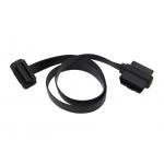 OBD2 OBDII J1962 Male and Female Pass-thru to OBD2 Female Extension Cable for sale