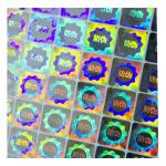 Pely Anti Counterfeit Custom Die Cut Holographic Stickers for sale