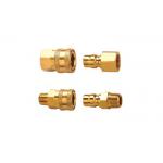 Hydraulic Brass Quick Coupling 1/8 For Non Valved Applications for sale
